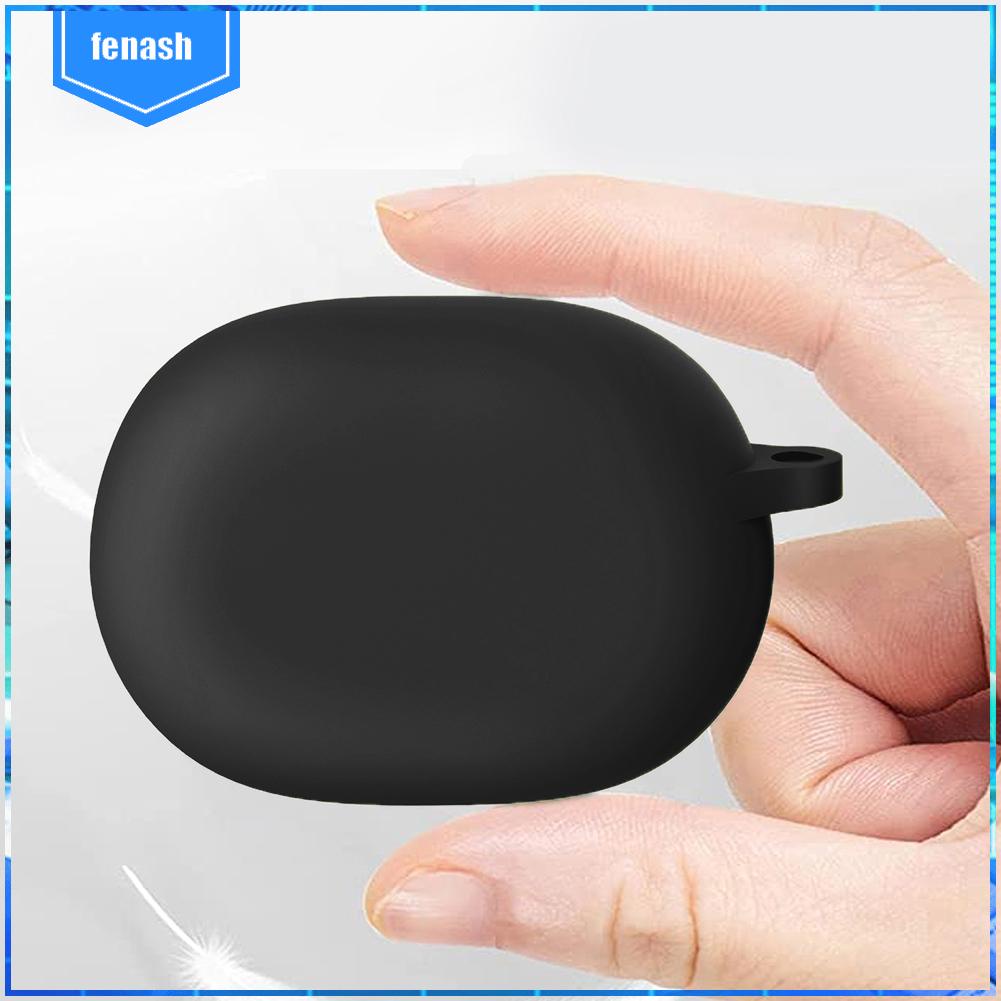 ✪Vỏ Bảo Vệ Hộp Sạc Tai Nghe Beats Studio Buds Bằng Silicon Màu Đen Kèm Móc