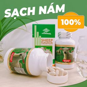 Viên uống hỗ trợ xóa nám - Viên uống trắng da nhau thai cừu Nuhealth của Mỹ Sheep Placenta Concentrate 60 viên