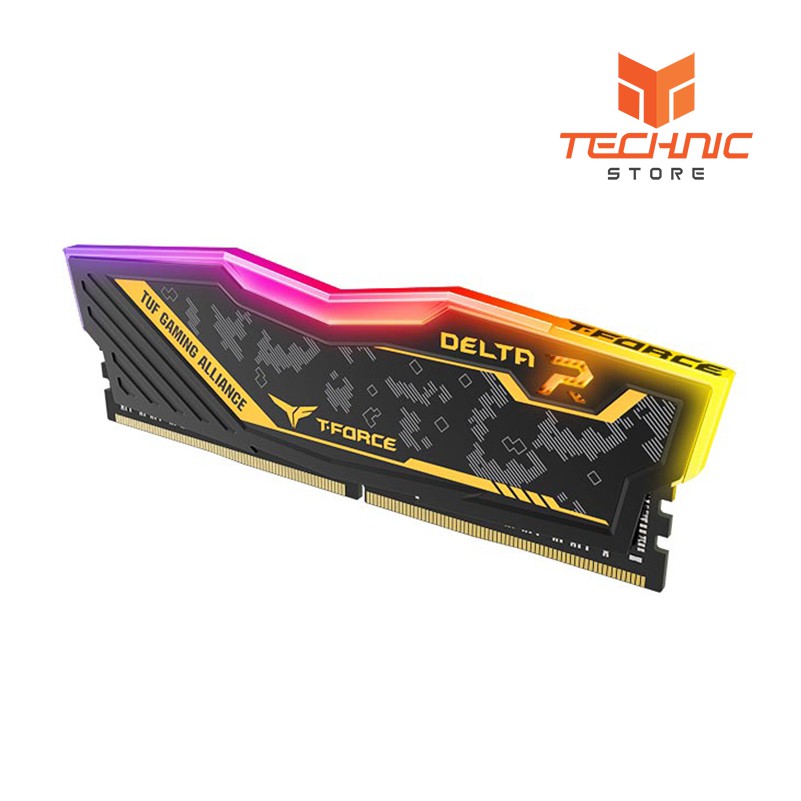 Ram máy tính TeamGroup T-FORCE DELTA TUF Gaming Alliance RGB