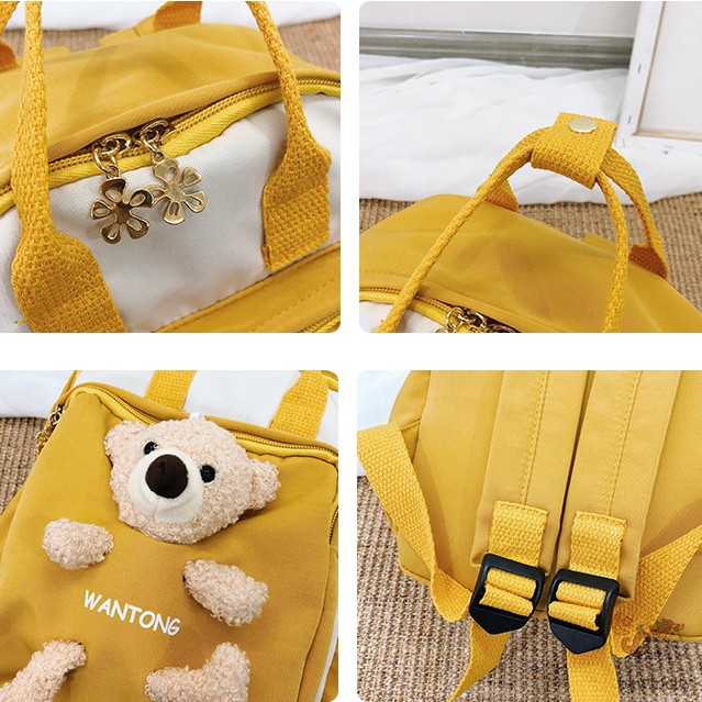 Ba lô đi học họa tiết hoạt hình phong cách Hàn Quốc đáng yêu cho bé