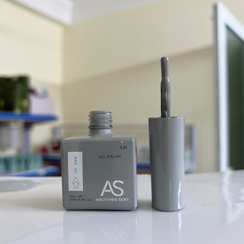 Sơn móng tay gel màu ghi xám , chai 15 ml