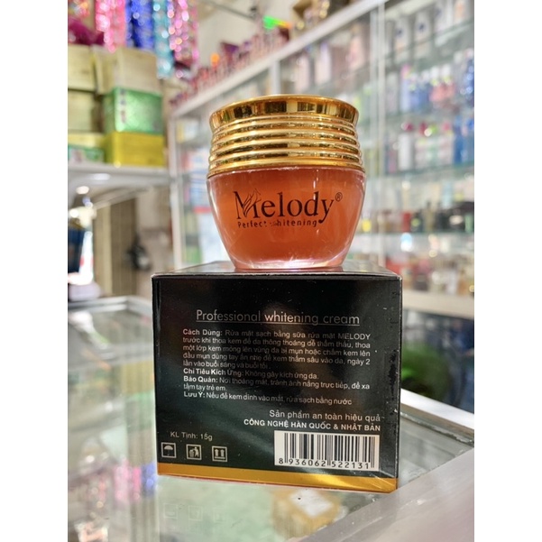 Kem Melody giảm mụn ,liền sẹo và dưỡng trắng da hủ 15G