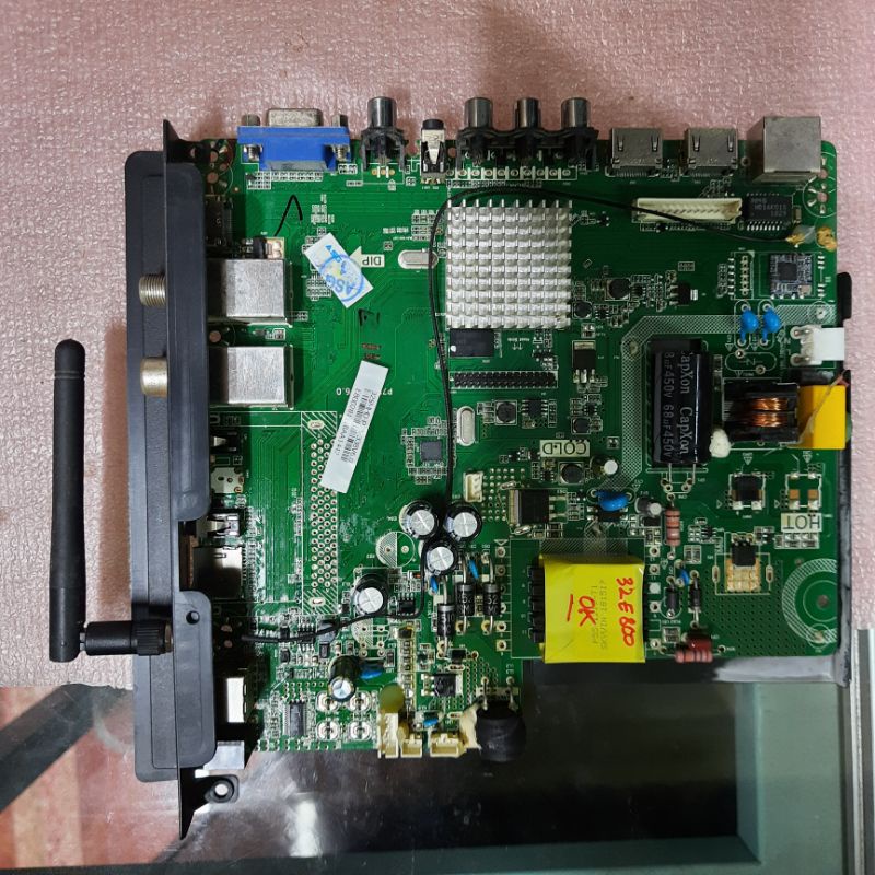 bo khiển tivi Asanzo 32E800,bo xử lý,main chính,chủ