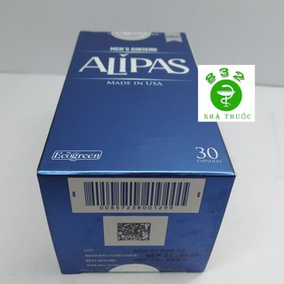 Sâm ALIPAS mới lọ 30 viên