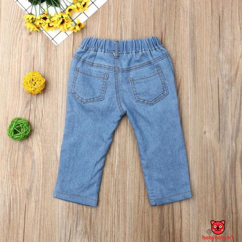 Quần Jeans Rách Cá Tính Cho Bé Gái