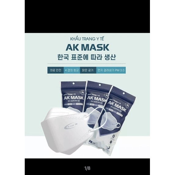 Khẩu trang y tế KF 94 AK Mask 4 lớp