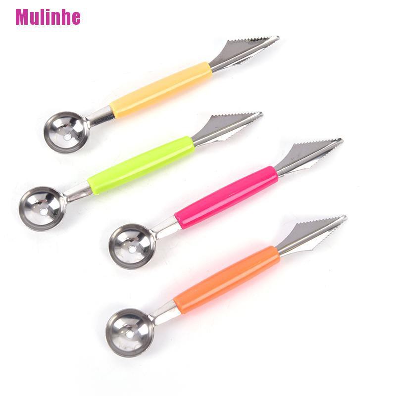 Muỗng Múc Kem / Trái Cây Bằng Thép Không Gỉ Thiết Kế Độc Đáo Tiện Dụng