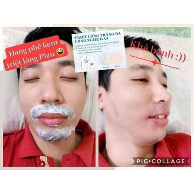 [HÀNG CHÍNH HÃNG]  Kem Triệt Lông Pizu Hair Removal Hàng Cao Cấp Chính Hãng