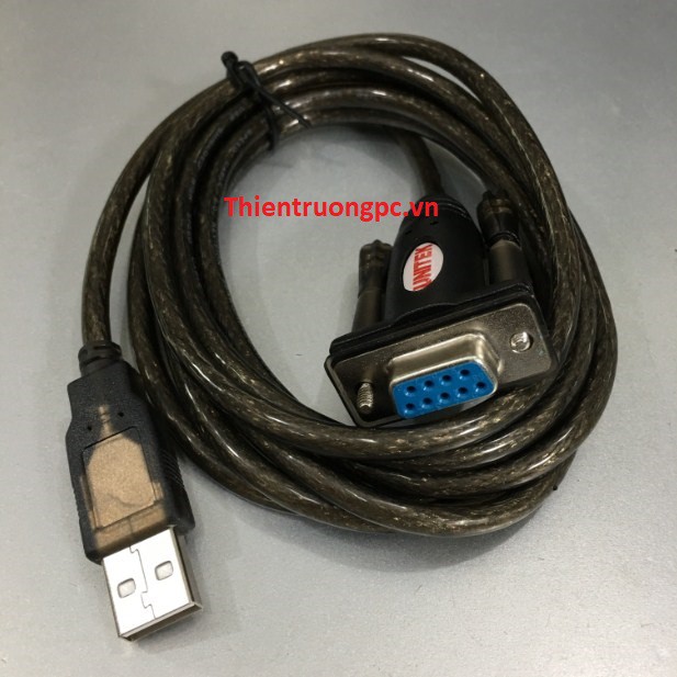 Cáp Chuyển Đổi USB to RS232 DB9 Âm  Cable UNITEK Y-105D  Dài 2M