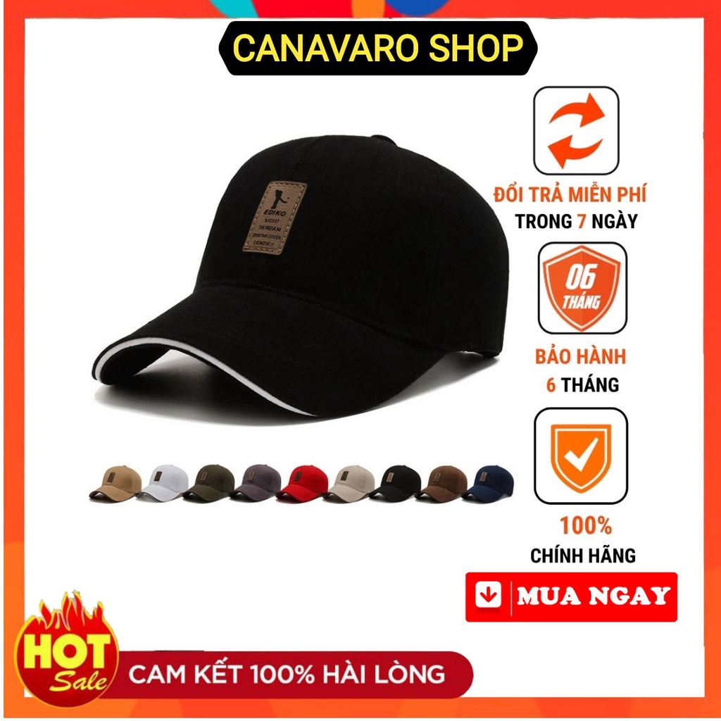 Mũ Lưỡi Trai Nón Lưỡi Trai Thời Trang Hàn Quốc EDIKO CANAVAVARO SHOP CN35