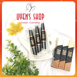 (SALE) Tạo khối 2 đầu Etude House Play 101 stick contour Duo