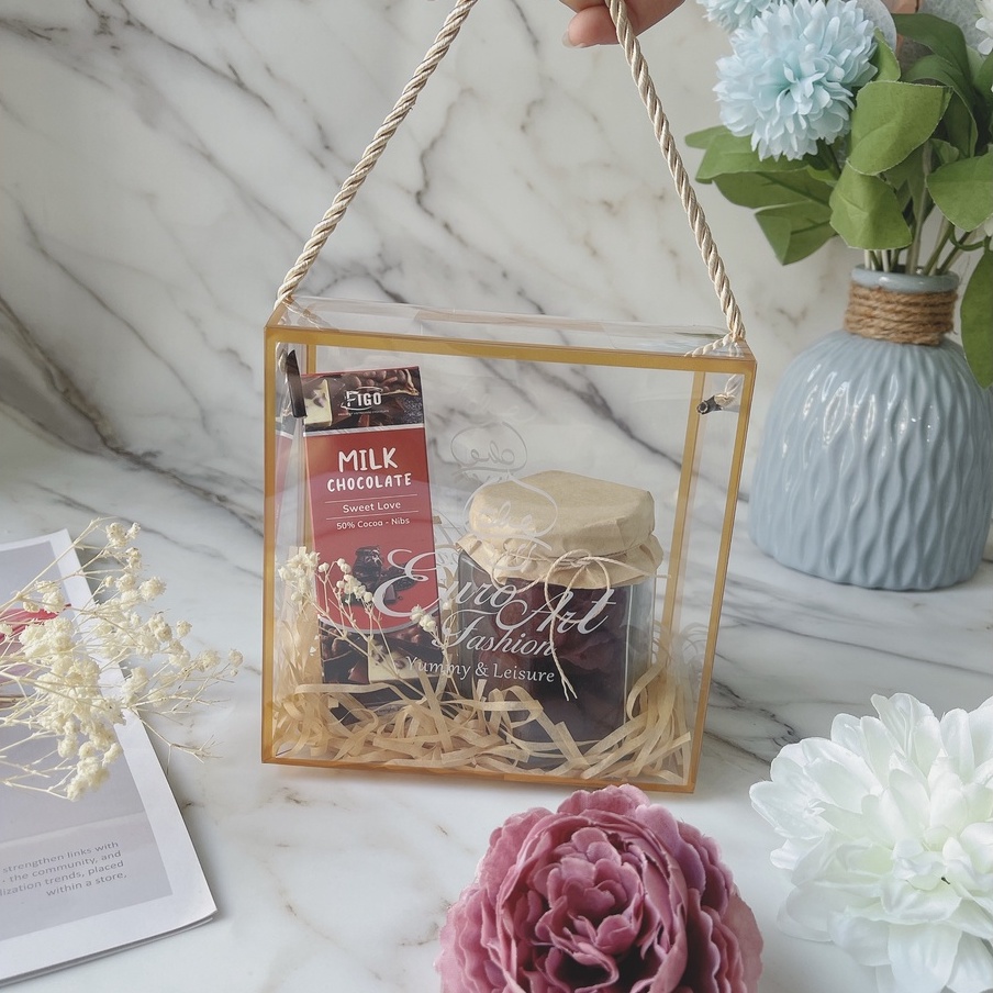 Hộp Quà Tặng Socola Tặng Người Yêu Gồm 2 Loại Socola, Quà Tặng Valentine,8/3, 20/10 Ý Nghĩa - Quà Tặng Trang Trần