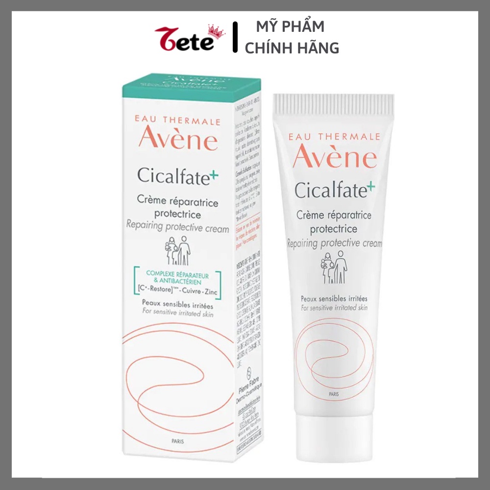 [Chính Hãng] Kem Phục Hồi Da Lành Sẹo, Chống Nhiễm Khuẩn Avène Cicalfate Cream 40ml