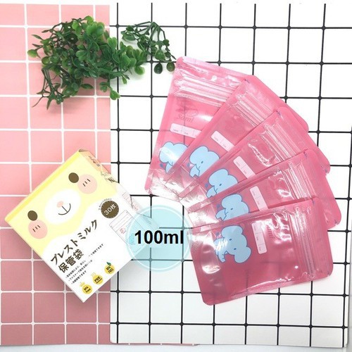 Túi đựng sữa mẹ sunmum/sami/kichi hộp 30 túi 100ml