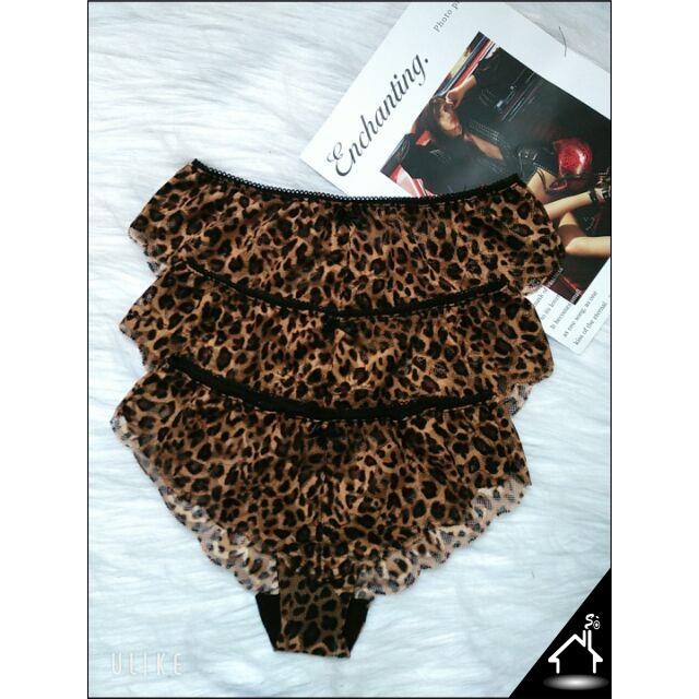 Bộ đồ lót ren sexy🔥 NS219 ren da beo không gọng mút vừa gợi cảm quần dây/đùi Nhà Sò Bra.com | BigBuy360 - bigbuy360.vn