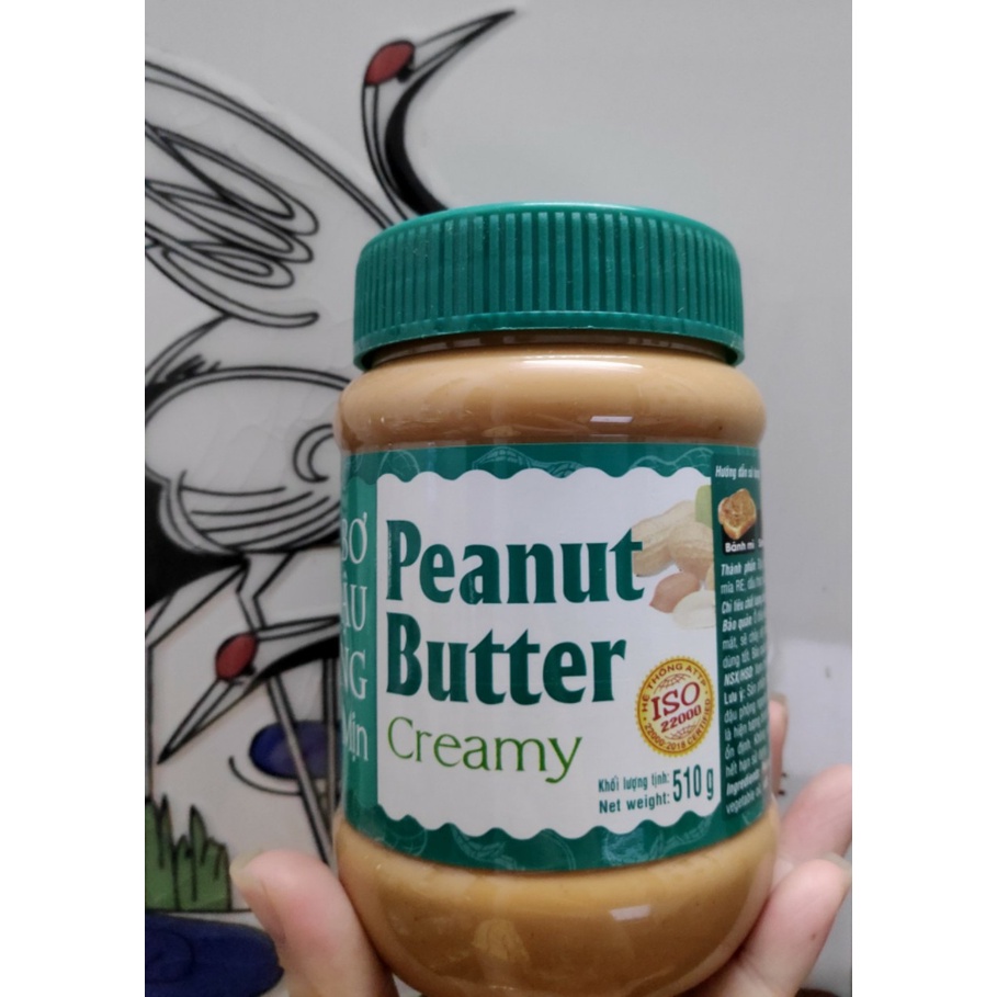 Date 7/23- Bơ Đậu Phộng Mịn Peanut Butter Creamy Golden Farm 510g - CHÍNH HÃNG