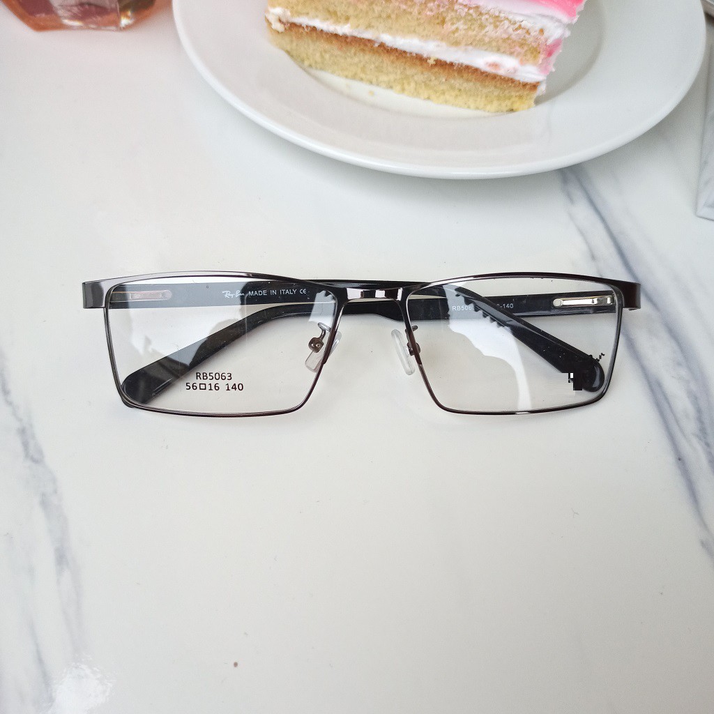 Gọng kính kim loại hình vuông kiểu dáng đơn giản 501