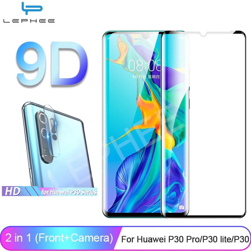 Kính cường lực 9D bảo vệ toàn màn hình cho Huawei p30 p30pro p30 Lite