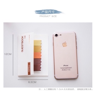 Giấy note đánh dấu trang bookmark nhiều màu