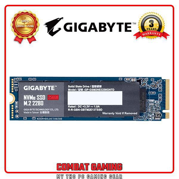 SSD Gigabyte 256GB M.2 2280 NVMe PCIe Gen 3x4 | BigBuy360 - bigbuy360.vn