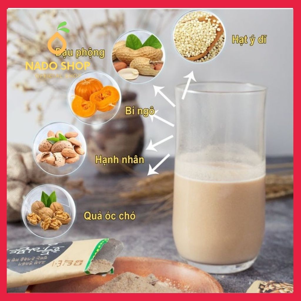 Bột ngũ cốc damtuh hàn quốc, ngũ cốc dinh dưỡng tăng cường sức khỏe, làm đẹp da, hỗ trợ giảm cân không lo béo phì | BigBuy360 - bigbuy360.vn