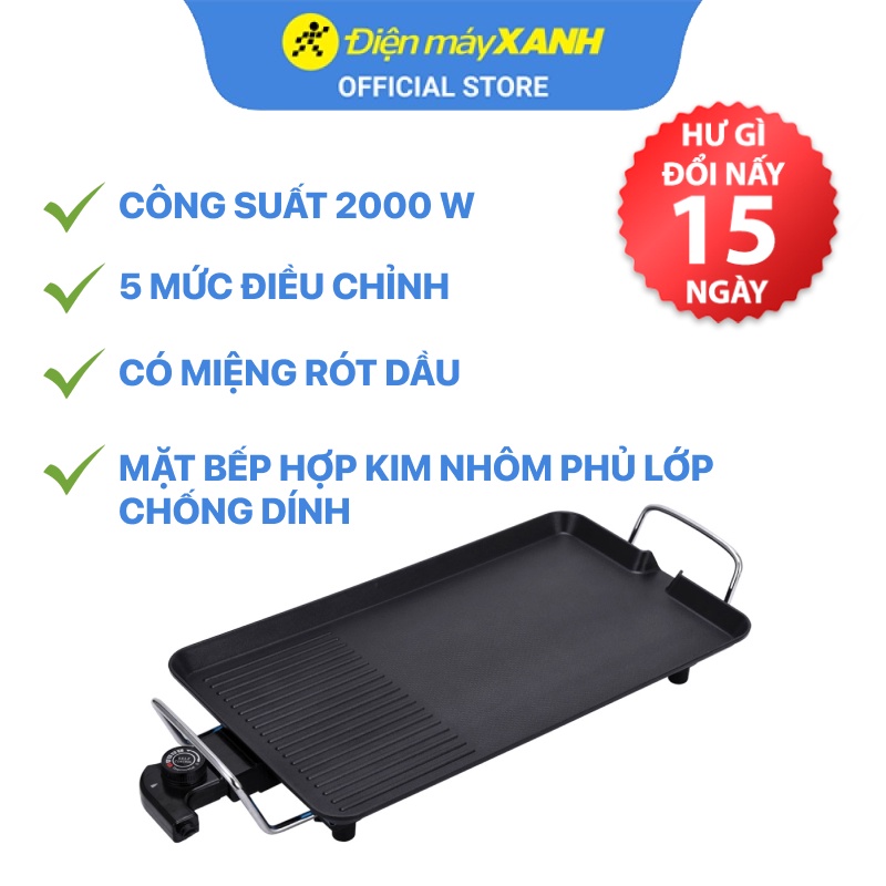 [Mã ELHADEV giảm 4% đơn 300K] Bếp nướng điện Kangaroo KG 699 2000 W