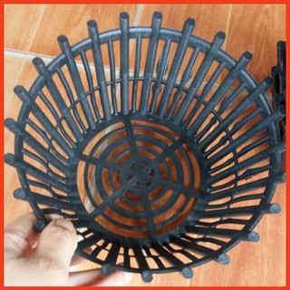 Chậu Nhựa Giả Gỗ Trồng Lan, Có Nan Phụ chống rơi giá thể Giá sỉ vtt