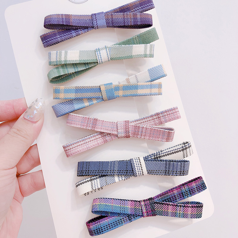 1 Kẹp Tóc Đính Nơ Xinh Xắn Thiết Kế Mới Cao Cấp Thời Trang