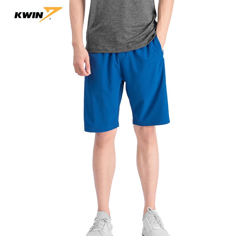 Quần short nam Kwin dáng thể thao suông nhẹ, chất liệu cao cấp thoáng mát, co giãn thoải mái KSO011S9
