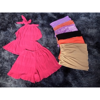 Set cổ yếm dập ly