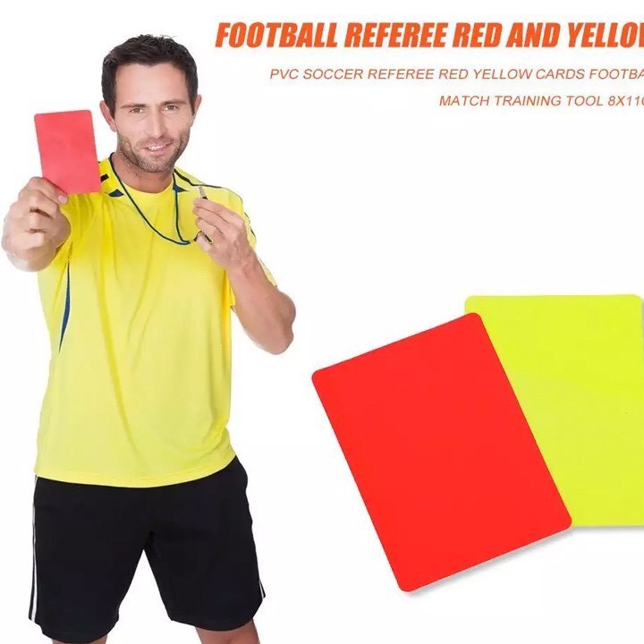 Bộ thẻ vàng thẻ đỏ cho trọng tài bóng đá TV5