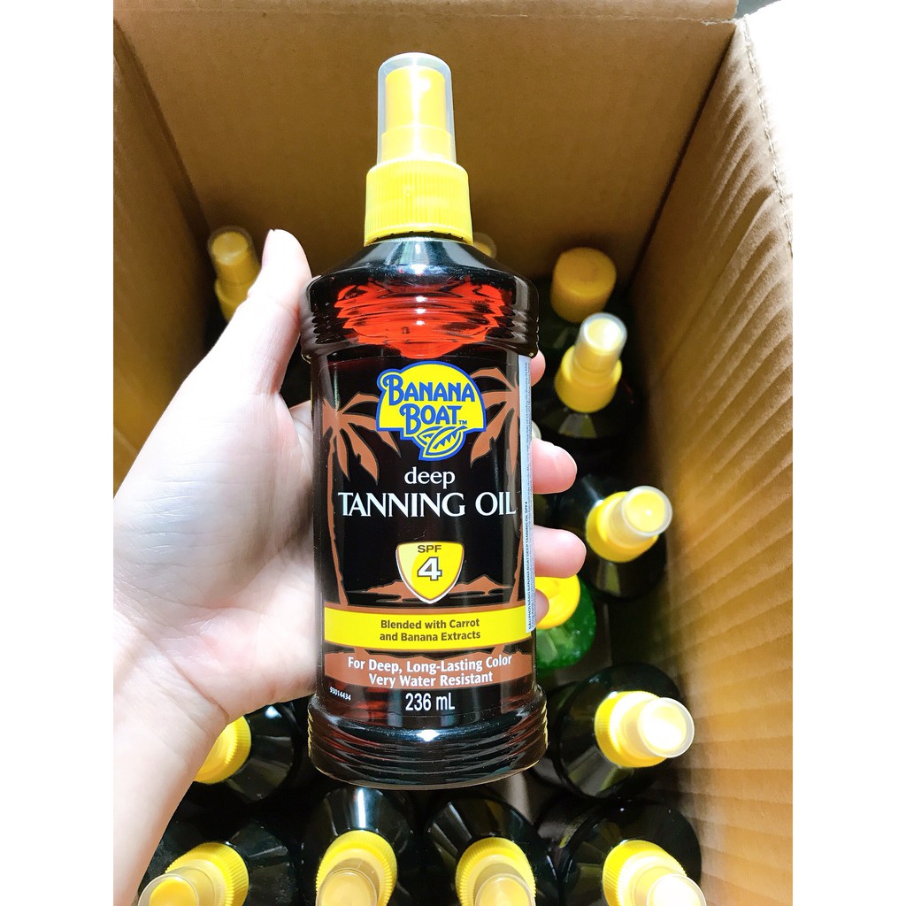 [Nhập Khẩu USA] Dầu phơi nắng Banana Boat Tanning Oil SPF4-SPF8-SPF15 (236ml) | BigBuy360 - bigbuy360.vn