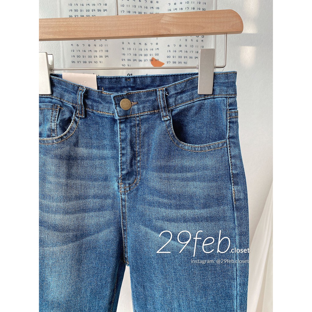 Quần jeans rách ống loe, jean ống vẩy (Ảnh thật) - 1155