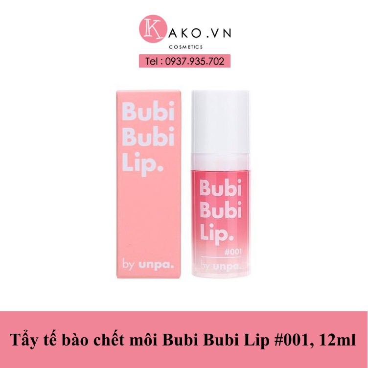 Tẩy tế bào chết môi Bubi Bubi Lip #001, 12ml