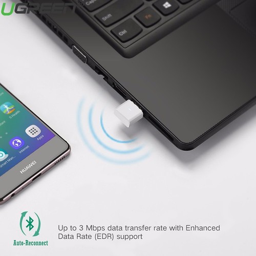 USB Bluetooth 4.0 cho PC và Laptop cao cấp Ugreen 30443 - Hàng Chính Hãng bảo hành 18 tháng