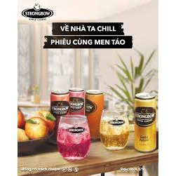 Strongbow nước táo lên men đủ 4 vị lon 330ml