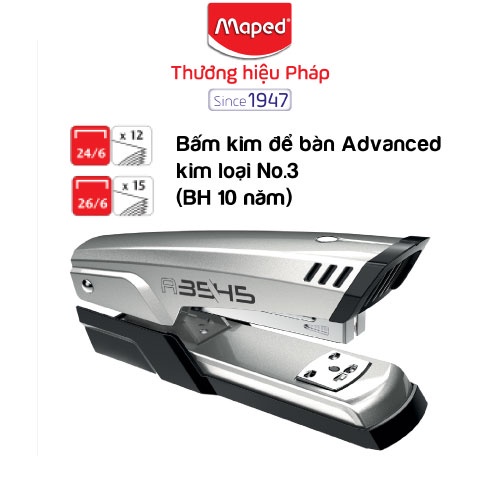 Đồ bấm kim Advanced Maped Full Metal - [Chính hãng]