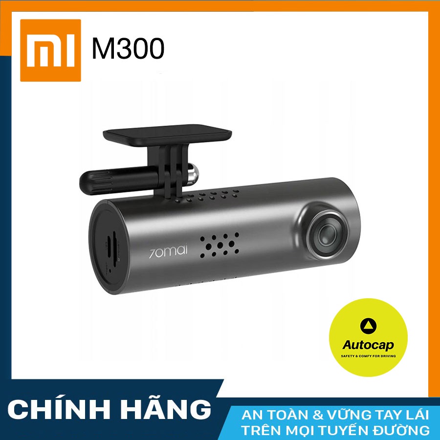 Camera hành trình ô tô Xiaomi 70mai M300 (bản quốc tế) + KM thẻ nhớ 32/64/128GB Class 10
