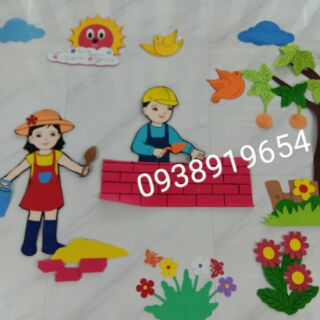 Tranh, ảnh xốp bitis