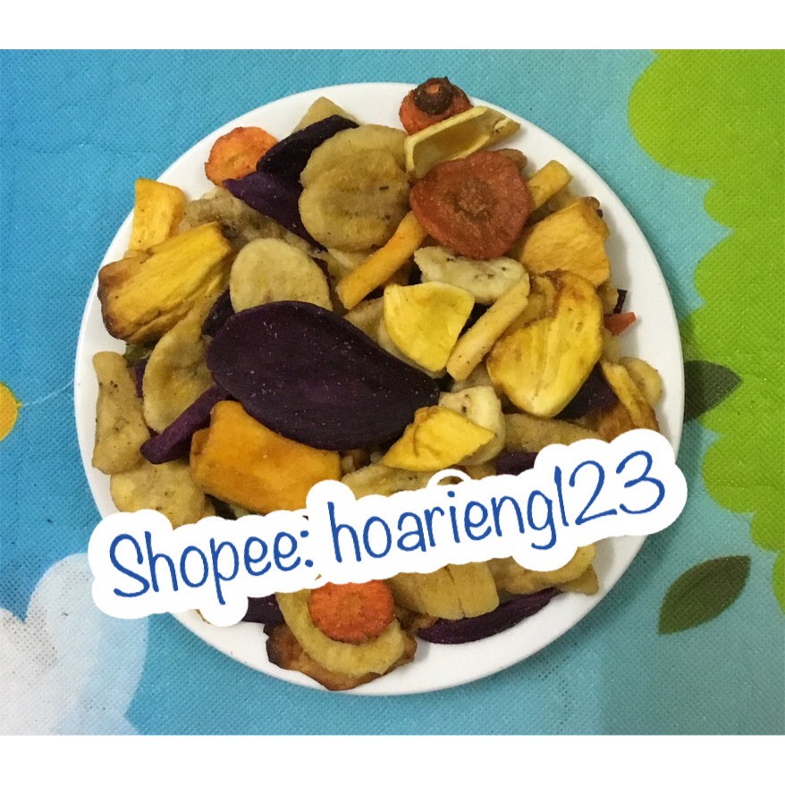 Hoa Quả Sấy (Trái Cây Sấy) Vụn Loại Ngon 🍇🍍🌽🍌🍒