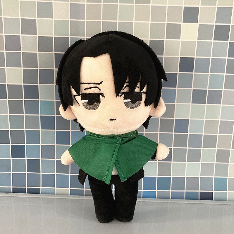 Đồ chơi nhồi bông Hình Nhân Vật Levi Ackerman Trong Attack On Titan Mềm 20cm