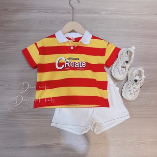 AO POLO CREATE CHO BÉ TRAI