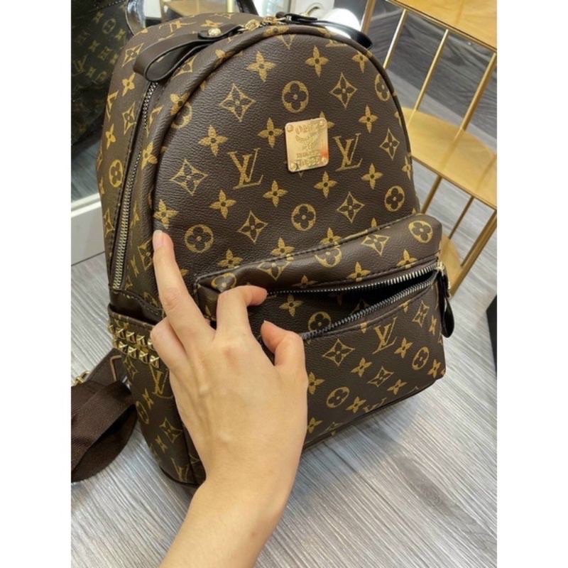 Balo Nữ Hoạ Tiết Lv, Balo Thời Trang Phong Cách Hàn Quốc