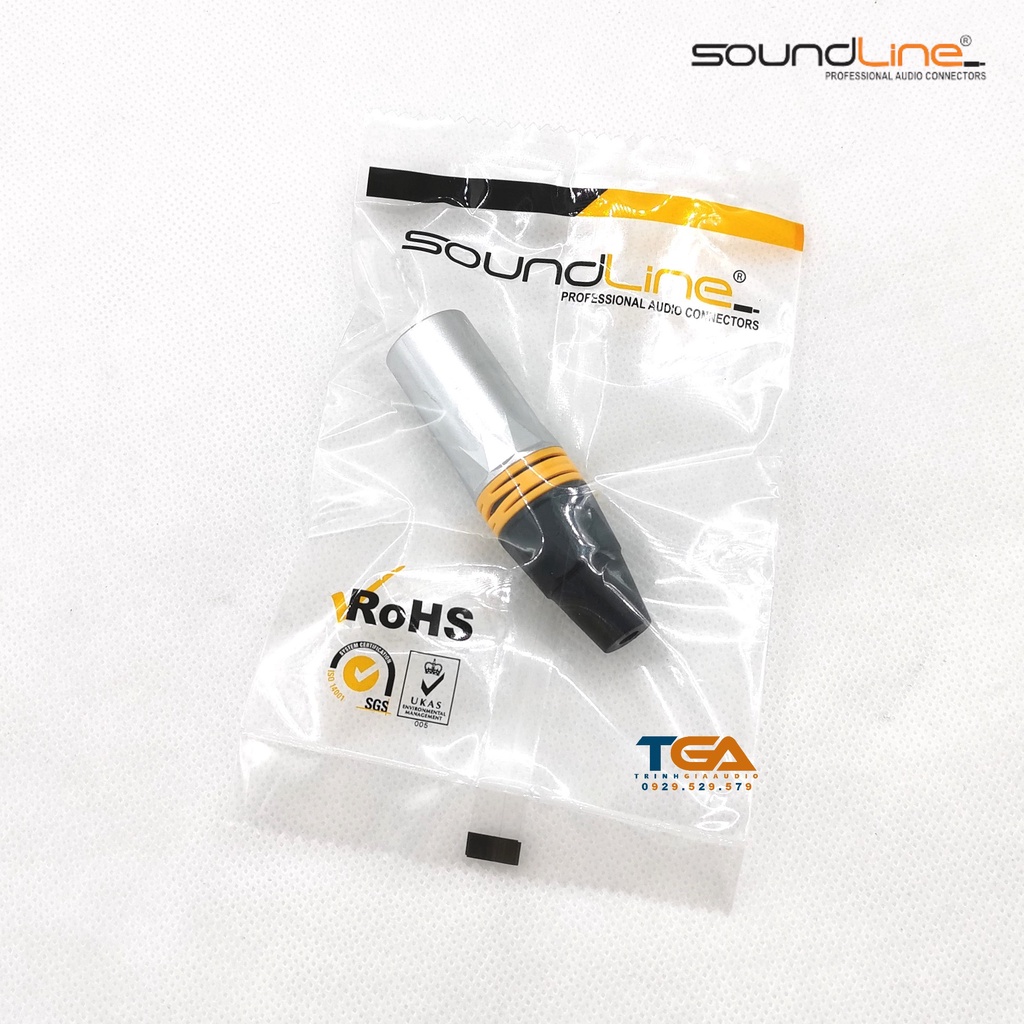 Jack rắc canon, xlr hàn dây, cắm microphone, chân đồng. mạ chrome sáng đẹp