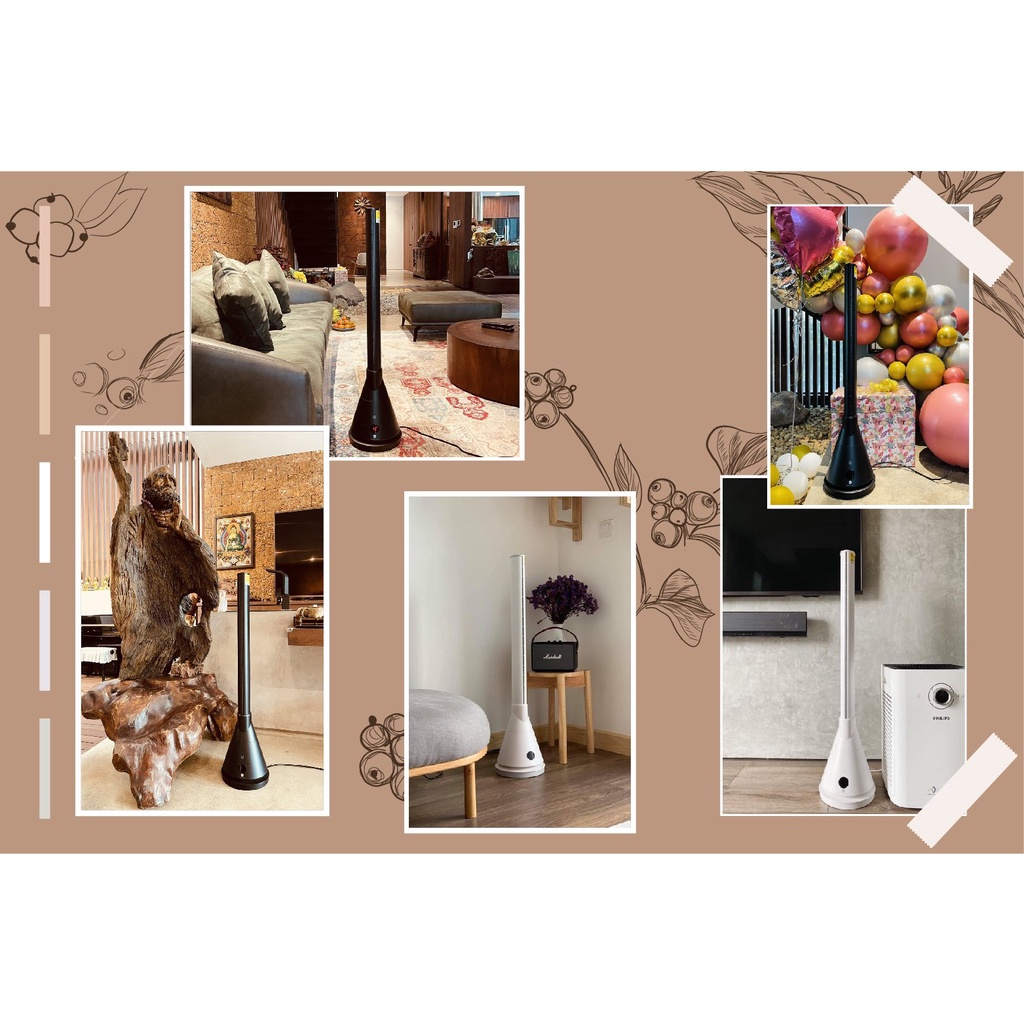 Quạt làm mát và sưởi ấm ULTTY CR018 sưởi gốm Ceramic không gây khô da - Hàng chính hãng