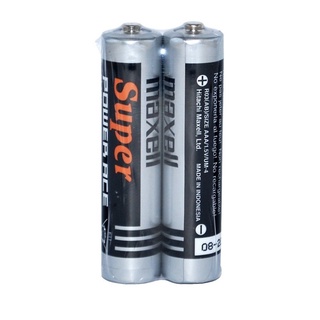 1 cặp pin maxell super power ace 3a, pin nhí maxell aaa
