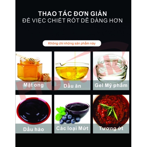 Máy chiết dịch đặc kéo tay A03 / Máy chiết kem đặc, máy chiết gel- propack