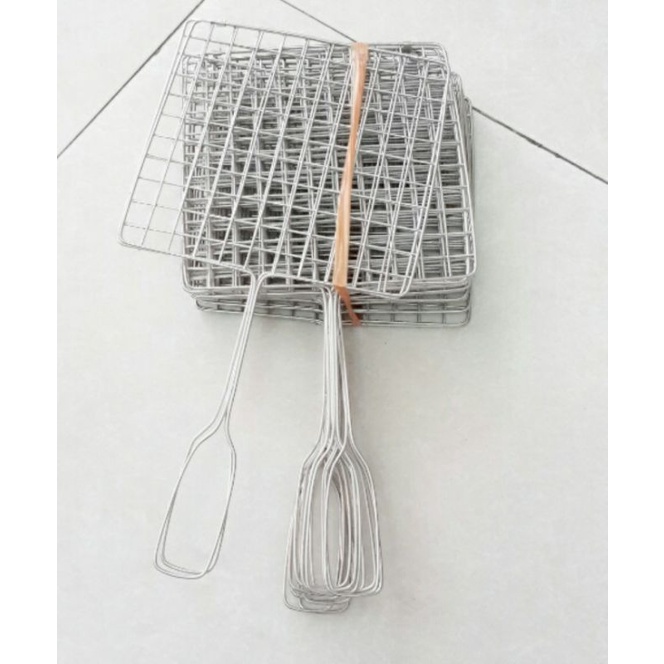 #Hot - Sale # Vỉ nướng  bằng inox không han gỉ đủ kích thước - kẹp dày mỏng đủ loại, hàng bóng đẹp loại 1