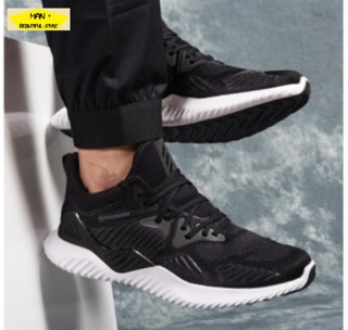 (Hot trend 2018) giày thể thao ALPHABOUNCE BEYOND đen đế trắng