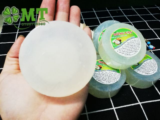 Xà bông tinh chất dừa Hồng Vân 1 cục
